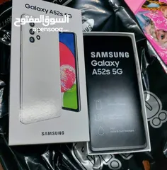  9 جهاز ما شاء الله Samsung A52s 5G جيجا 256 أغراضة والكرتونه الأصلية متوفر توصيل وهدية