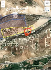  6 ارض تجارية ع الشارع العام بين الفارعة والباذان