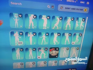  5 حساب فورت من السيزون x مدفوع عليه اثر من 300......