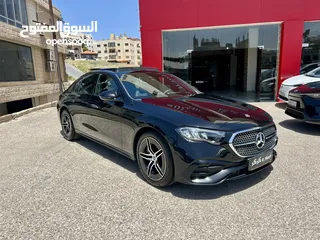  4 مرسيدس E200 AMG بانوراما كت اسود نايت 2024 الشكل الجديد وارد المانيا بحالة الزيرو مميزة