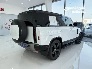  3 لاند روفر ديفندر P400 X-Dynamic HSE V6 سته سلندر  ابيض / زعفراني خليجي