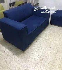  7 طقم كنب خشب تفصيل 9 مقاعد نظيف بحالة ممتازة