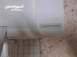  4 طابعة ليزر  hp jet pro M102a