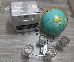  3 اجهزه متفرقه للبيع صوبه وثريه ومجسم كره ارضيه حجم كبير ممكن التفاوض بشي بسيط  ويوجد خدمه معاينه