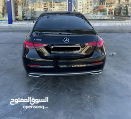  4 مرسيدس C200 2023 عداد قليل جدا 16000KM بانوراما وارد غرغور تحت الضمان