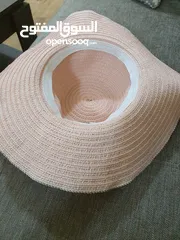  2 قبعه صيفيه لون زهري مميزه جدا