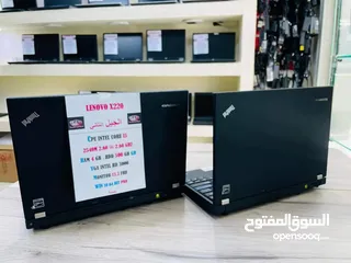  8 LENOVO X220 CORI5 RAM 4 GIGA HDD 500 GIGA بضمان شهر