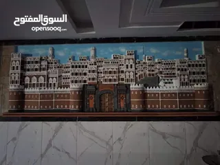  1 مجسمات جبسيه معالم يمانيه