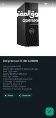  6 Dell pre 3431 i7-8th 16gb ram SSD256+1TB