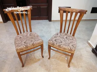  1 كراسي عدد 2 للبيع