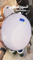  4 دف كاتم وجه ابيض