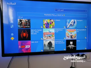  7 ps4 slim 500G للبيع مستعجل .