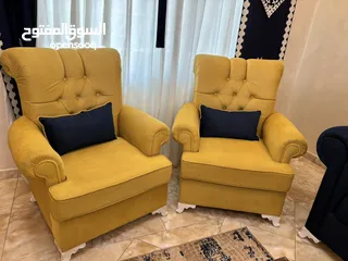  4 طقم كنب فاخر 7 مقاعد