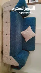  2 طقم كورنر مستعمل مع برداي وطاوله كامل