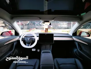  10 تيسلا 2023 model 3 فحص كامل 4 جــيــد ممشى قليل 18 الف بحالة الوكالة لون مميز بسعر لقطة ومحروووق