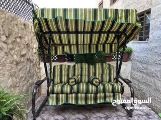  2 مرجيحة 3مقاعد مرجيحه عش بلبل طقم رتان طقم خارجي طقم حدائق كرسي بحرعضم كراسي تشميس كراسي بلاستك طاولة
