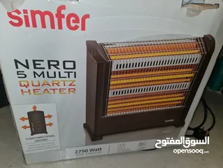  2 مدفأة كهرباء استعمال بسيط  2750 Watt الياسمين