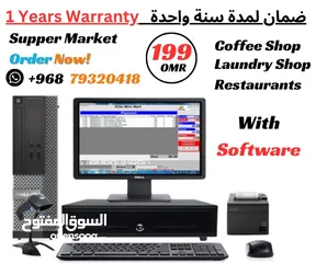  1 POS SYSTEM ( 1 YEAR WARRANTY) Desktop