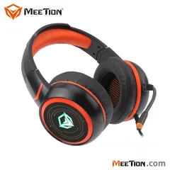  2 Meetion HP030 7.1 HIFI Backlit Gaming Headset USB ميشون سماعات يو اس بي مضيء