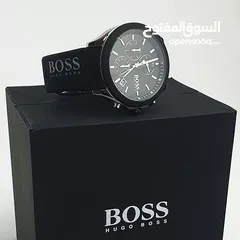  2 Brand New Hugo Boss 44mm Black Chrono Watch