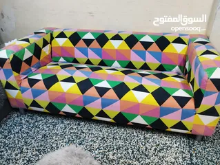  15 اثاث ايكيا بحالة ممتازة   شبه جديد  كورنرات  كنب  كراسي سفره