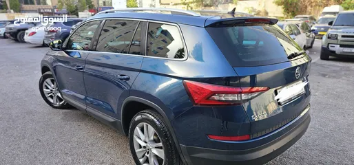  21 سكودا كوديك 2019 فل ابشن بحالة الوكالة دهان الشركة فل الفل سقف بانوراما رنجات اصلية