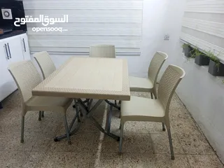  3 طاولة طعام مع كراسي