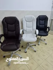  9 خصم خاص ومحدود على كراسي المدير الفخمه الوان مميزه وستايل  انيق قاعده معدن متينة  مسند ظهر مريح