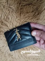  21 محفظة بطاقات جلدية فاخرة SAINT LAURENT PARIS للرجال مصنوعة من اجود انواع الجلود الأصلية الطبيعية