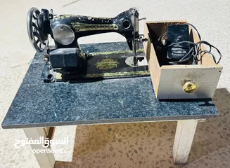  3 ماكينة خياطة singer المعروفة مع كرسي خاص
