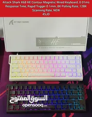  1 تشكيلة كيبوردات إحترافية جديد Attack Shark X68 HE,X75,Ajazz AK680 Max,Lingbao K98,Tunderobot K63