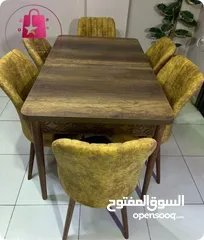  12 طاولات سفرة مع 6 مقاعد