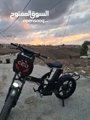  6 بسكليت كهربائية مستعمل 5 شهور فقط نظيف مش ناقصو ولا برغي