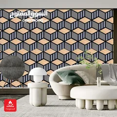  1 ديكور خشب خام 3D