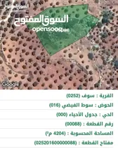  1 قطعة أرض في جرش سوف للبيع