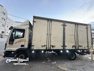  2 شحن افيكو 10 طن  صندوق ابواب ورمبة  موديل 2008 للبيع ماتور 6 سلندر جير عادي 6 غيار
