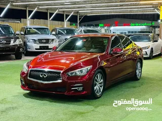  3 Infiniti Q50 2014 model, GCC specifications, in excellent condition