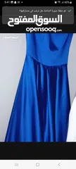  7 فستان نيلي تقيل للمناسبات من تانجو للبيع off shoulders . navy blue of shoulders dress from tango
