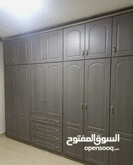  11 خزائن ملابس خشب لامنيت 18م الون حسب الطلب جميع المقاسات مع إمكانية تغير نوع الخشب كفاله 5سنوات على ا