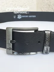  6 LACOSTE belt Genuine leather 100% limited edition