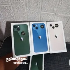  35 iPhone 13 128G جديد كفالة الشرق الاوسط جميع الالوان افضل سعر بالمملكة