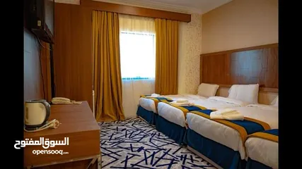  2 غرف فندقيه للايجار اليومي ب فندق 4نجوم سعر السرير 50 ريال لليوم الواحد
