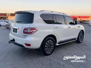  4 Nissan Patrol platinum 2015 Gcc First Owner Family Use Super Clean Car