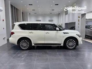  4 Infiniti QX-80 / 2015 (White)