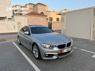  4 للبيع ((BMW 420))  M توين توربو (جراند كوب) خليجي  - موديل 2016