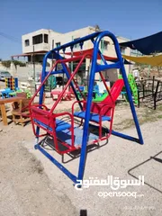  16 العاب خارجية سيفتي بالوان جذابة مراجيح وسحاسيل