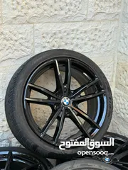  3 جنوط 19 انش لل بي ام دبليو وكاله  اصليات من الشركه مع كواشيكهم  للبيع  بسعر طري bmw