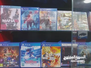  11 سيديات بلايستيشن فور  و فايف PS4 &PS5 CD.S