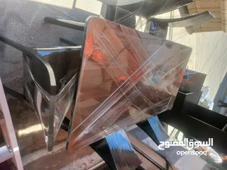  2 طاولة سفرة ستة كراسي