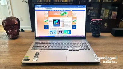  5 لابتوب lenovo gaming كرت 4050 وكاله ولا شخطه استخدام خفيف جدا مواصفات عاليه